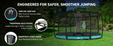 BERG Champion 14' Round Lo-ground Trampoline with Safety Enclosure