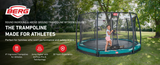 BERG Champion 14' Round Lo-ground Trampoline with Safety Enclosure