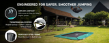 BERG Ultim Champion 10'x16' Rectangle In-Ground Trampoline