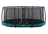 BERG Grand Champion 17' Oval Lo-Ground Trampoline with Enclosure