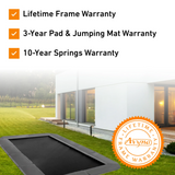 10x14' Rectangle Pro-Line Avyna In-ground Trampoline