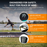 BERG Ultim Pro Bouncer 16.5'x16.5' Square In-Ground Trampoline
